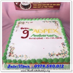 Mẫu Bánh Sinh Nhật Đẹp - A1221